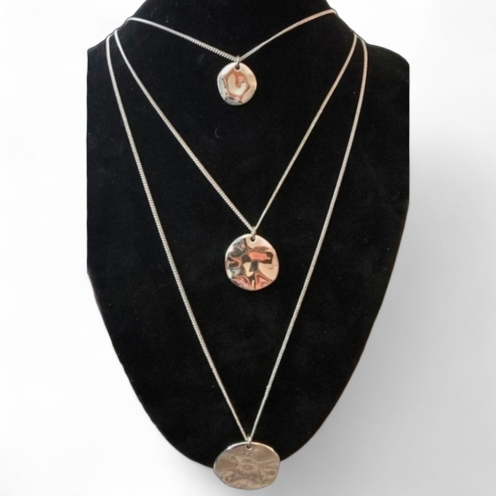 Chloe + Isabel Vintage Multi-strand Silver‎ Necklace